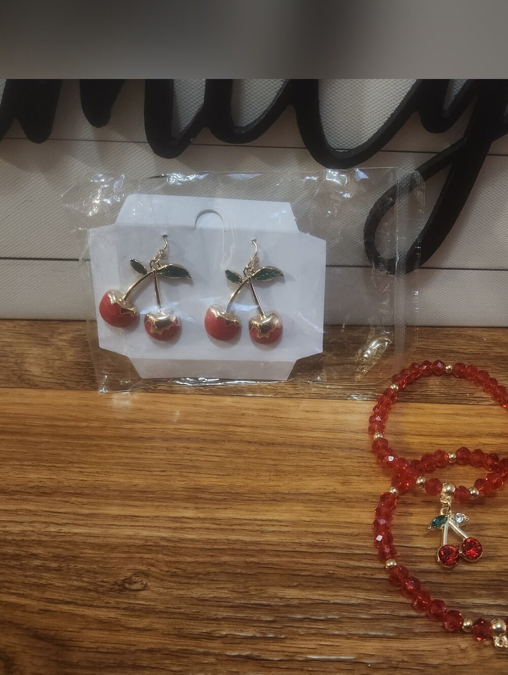 🍒CHERRY RED JEWELRY BUNDLE